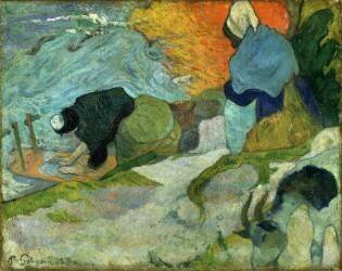 Laveuses à Arles (Paul Gauguin) - Muzeo.com