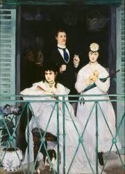 Le balcon (Edouard Manet) - Muzeo.com