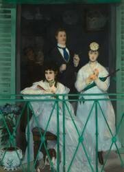 Le balcon (Edouard Manet) - Muzeo.com
