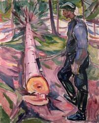 Le bûcheron (Edvard Munch) - Muzeo.com