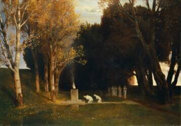 Le bosquet sacré (Arnold Böcklin) - Muzeo.com