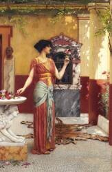 Le bouquet (John William Godward) - Muzeo.com