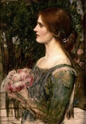 Le bouquet (John William Waterhouse) - Muzeo.com