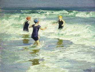 Le brelan (Edward Henry Potthast) - Muzeo.com