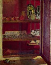 Le cabinet rouge (Pierre Bonnard) - Muzeo.com