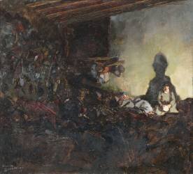 Le cantonnement (André Devambez) - Muzeo.com