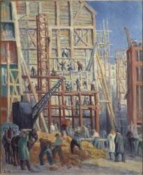 Le chantier (Maximilien Luce) - Muzeo.com