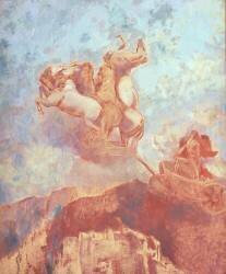 Le Chariot d'Apollon (Odilon Redon) - Muzeo.com
