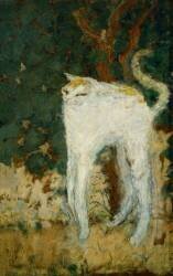 Le chat blanc (Pierre Bonnard) - Muzeo.com