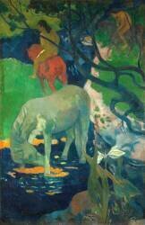 Le Cheval blanc (Paul Gauguin) - Muzeo.com