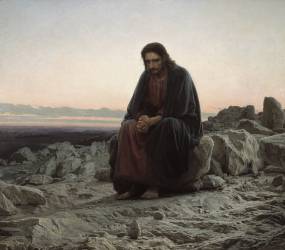 Le Christ dans le Désert (Ivan Kramskoi) - Muzeo.com