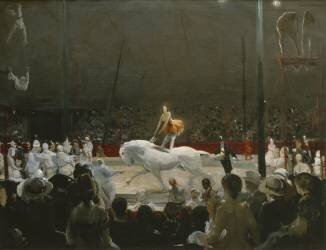 Le cirque (George Wesley Bellows) - Muzeo.com