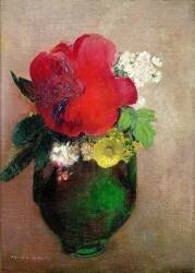 Le Coquelicot Rouge (Odilon Redon) - Muzeo.com