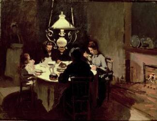 Le dîner (Claude Monet) - Muzeo.com