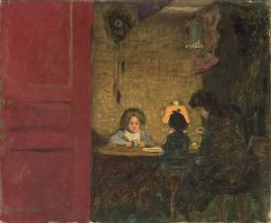 Le dîner des poupées (Pierre Bonnard) - Muzeo.com