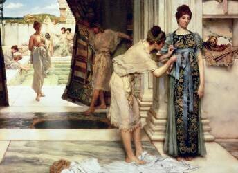 Le frigidarium (Lawrence Alma-Tadema) - Muzeo.com