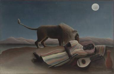 La Bohémienne endormie (Henri Rousseau) - Muzeo.com