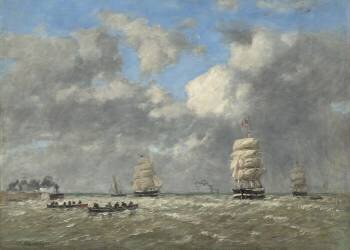 Le Havre (Eugène Boudin) - Muzeo.com