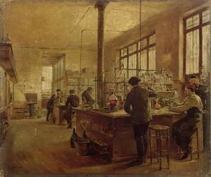 Le laboratoire (Ferdinand Joseph Gueldry) - Muzeo.com
