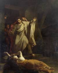 Le Lévite d'Ephraïm (Auguste Couder) - Muzeo.com
