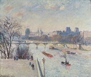 Le Louvre (Camille Pissarro) - Muzeo.com