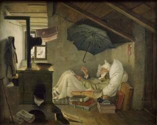 Le pauvre Poète (Carl Spitzweg) - Muzeo.com