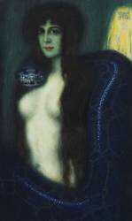 Le péché (Franz von Stuck) - Muzeo.com
