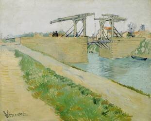 Le pont Langlois (Vincent van Gogh) - Muzeo.com
