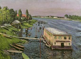 Le Ponton d'Argenteuil (Gustave Caillebotte) - Muzeo.com