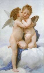 Le premier baiser (William Bouguereau) - Muzeo.com