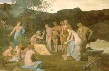 Le repos (Pierre Puvis de Chavannes) - Muzeo.com