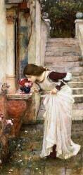 Le sanctuaire (John William Waterhouse) - Muzeo.com