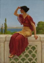 Le Signal (John William Godward) - Muzeo.com