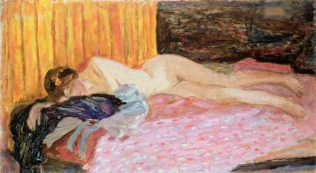 Le sofa rose (Pierre Bonnard) - Muzeo.com