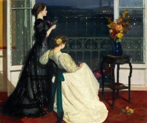 Le soir (Jacques Cancaret) - Muzeo.com