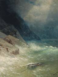 Le survivant (Ivan Aivazovsky) - Muzeo.com
