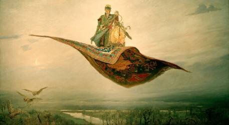 Le tapis volant (Victor Mikhailovich Vasnetsov) - Muzeo.com