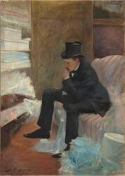 Le veuf (Jean-Louis Forain) - Muzeo.com