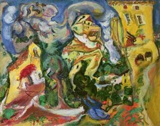 Le village (Chaïm Soutine) - Muzeo.com