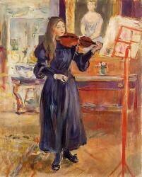 Le Violon (Berthe Morisot) - Muzeo.com