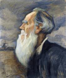 L'écrivain Leon Tolstoï (Leonid Osipovic Pasternak) - Muzeo.com
