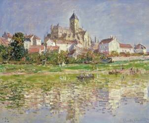 L'église de Vétheuil (Claude Monet) - Muzeo.com