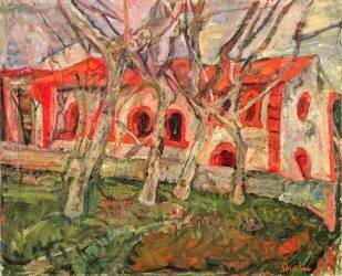 L'église rouge (Chaïm Soutine) - Muzeo.com