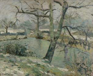 L'étang de Montfoucault (Camille Pissarro) - Muzeo.com