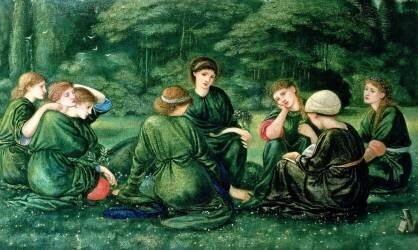L'été vert (Edward Burne-Jones) - Muzeo.com