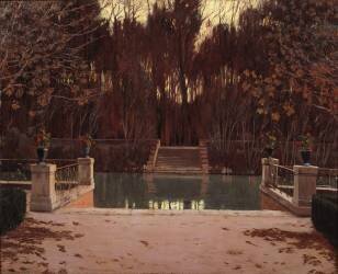 L'embarcadère (Santiago Rusiñol) - Muzeo.com