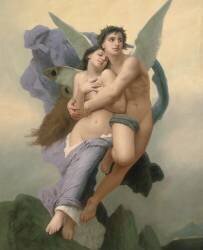 L'enlèvement de Psyché (William Bouguereau) - Muzeo.com