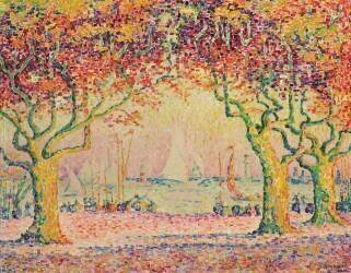 Les Allées, Cannes (Paul Signac) - Muzeo.com