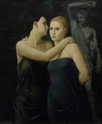 Les Amies (Ubaldo Oppi) - Muzeo.com