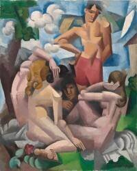 Les baigneurs (Roger de La Fresnaye) - Muzeo.com